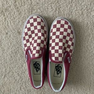 Cute checkered red vans